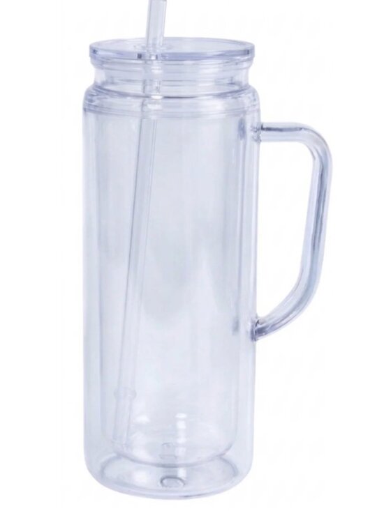 CK Sparkle Other - Custom 20oz Acrylic Tumbler w/ Handle | Glitter Filled Cup | Snow Globe Cup